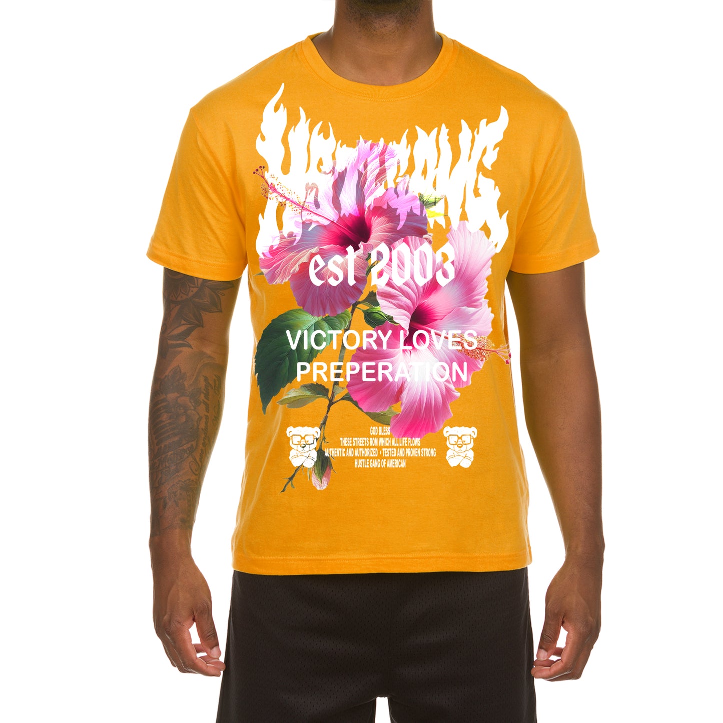 HG Pink Hibiscus SS Tee
