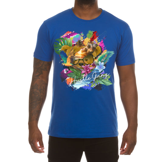 HG Bear Tropic Collage SS Tee