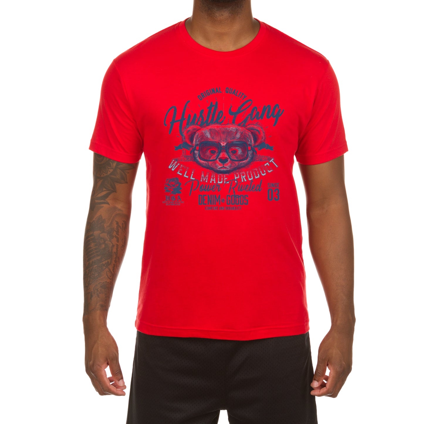 HG Hustle Bear Banner Tee
