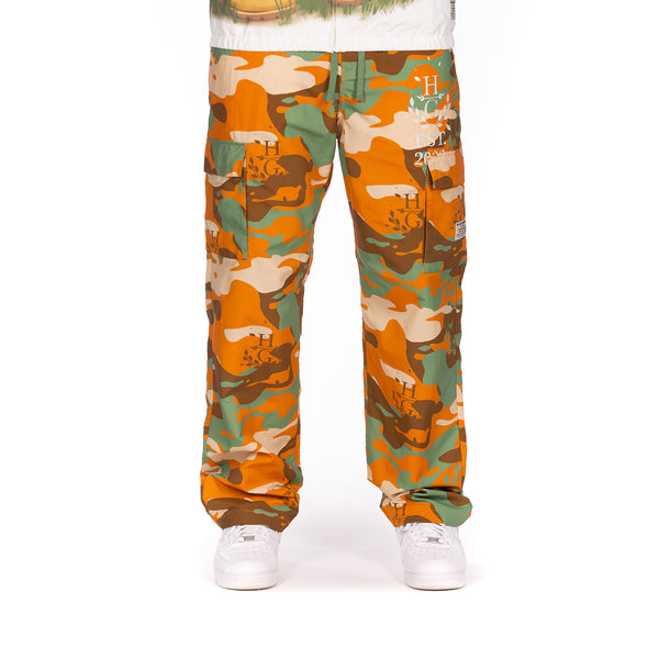YanHoo Men Camo Cargo Pants with Pockets Big and Tall Mens