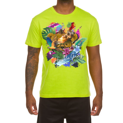 HG Bear Tropic Collage SS Tee
